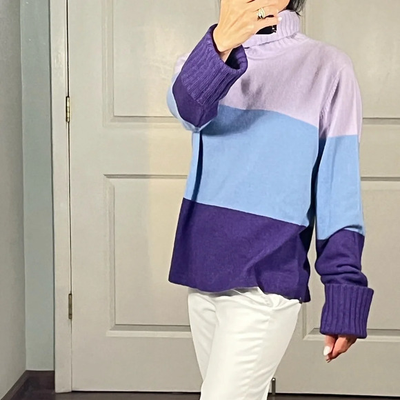 Marconi 2ply 100% cashmere turtleneck sweater size XL - Picture 4 of 10